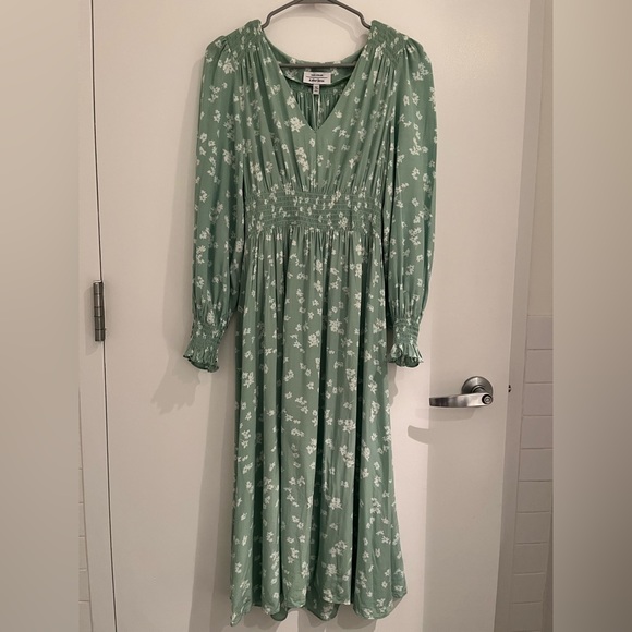& OTHER STORIES Pleated Smock Midi Dress size 6 NWT - Picture 6 of 15